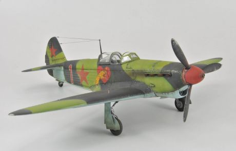 Imagen del modelo de un avión de la Segunda Guerra Mundial