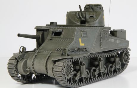 Imagen del modelo de un tanque